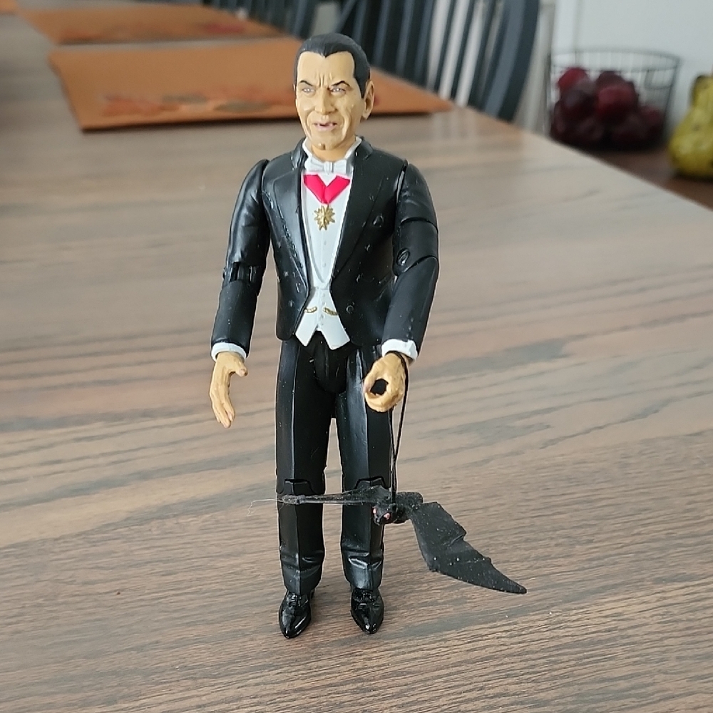 Dracula By Jakks Pacific Inc. Classic Vampire Action Figure in Black Suit